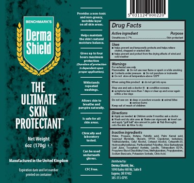 Outer Label For Derma Shield 6oz Aerosol (Derma Shield 6oz Aerosol Usa V3)